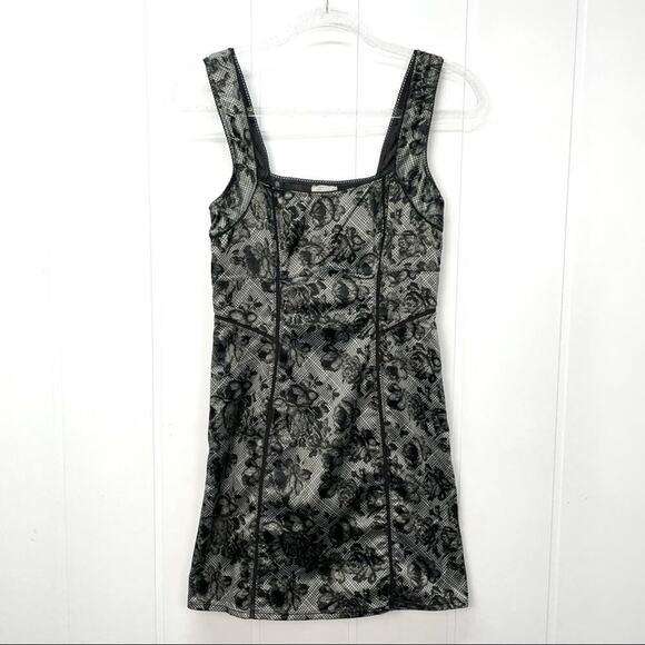 Intimately Free People Slip Dress Floral Mesh Size Small - Picture 1 of 11